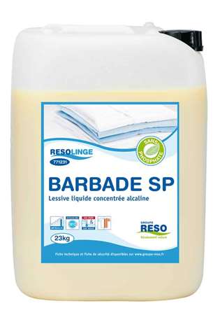 BARBADE SP lessive liquide concentrée alcaline    Bidon 23kg