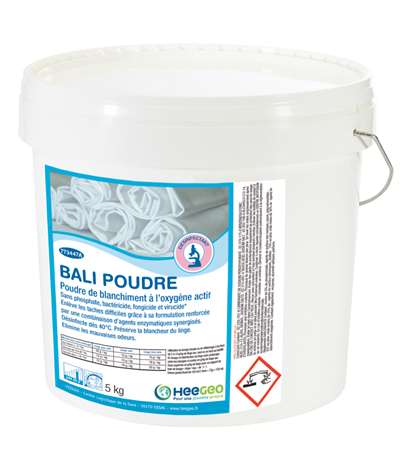BALI poudre agent blanchiment et désinfection    Seau de 5kg